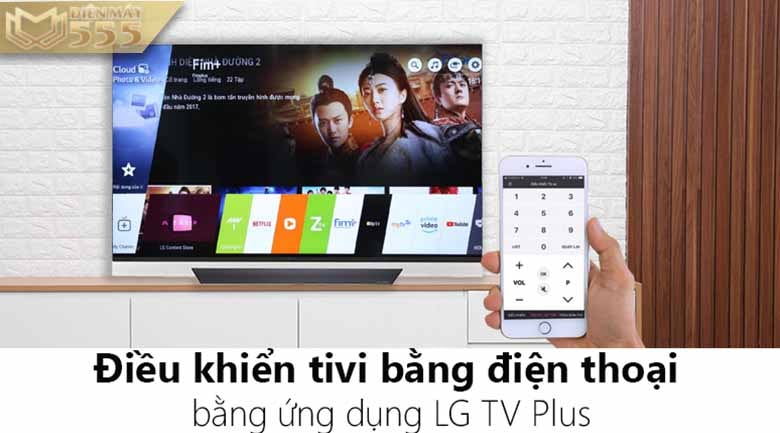 Smart Tivi OLED LG 4K 55 inch 55E8PTA - Chính Hãng