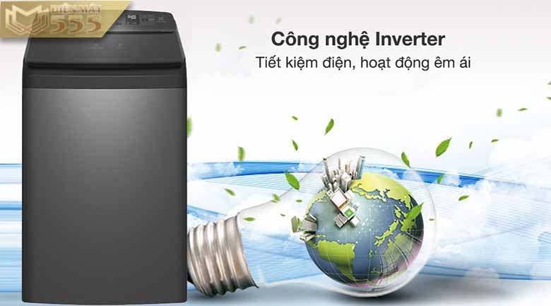 Máy giặt Electrolux Inverter 12 kg EWT1274M7SA lồng đứng