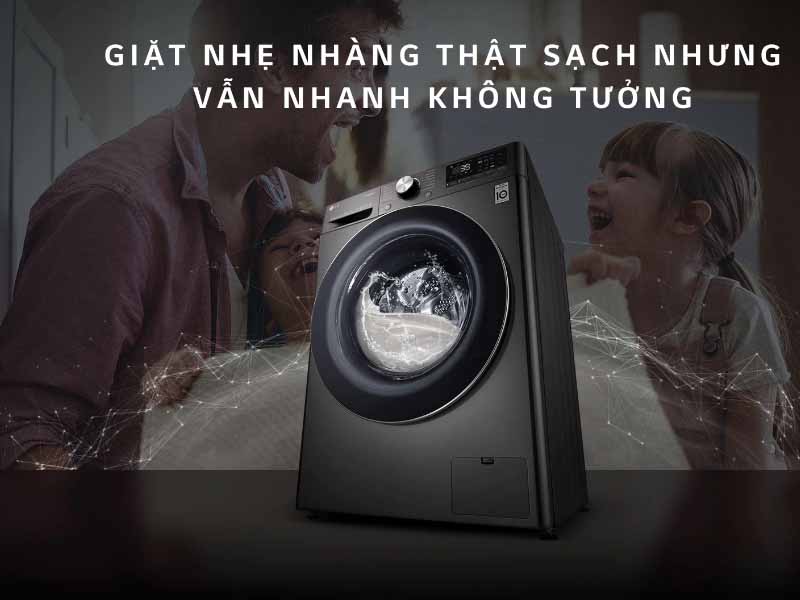 Máy giặt sấy LG Inverter 10.5 kg FV1450H2B - Chính Hãng