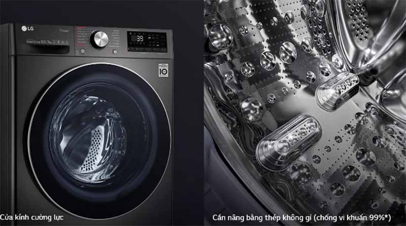 Máy giặt LG Inverter 10.5 kg FV1450S2B - Chính Hãng