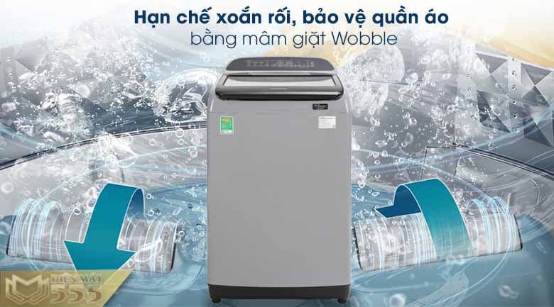 Máy giặt Samsung Inverter 9 kg WA90T5260BY/SV - Lồng đứng
