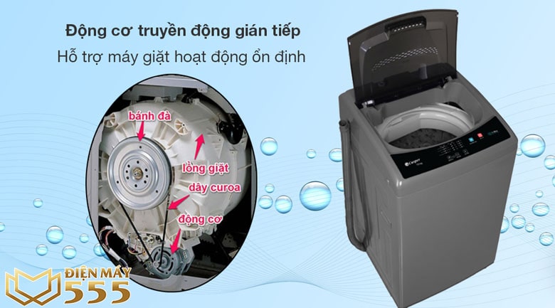 Máy giặt Casper 7.5 kg WT-75NG1 - tiết kiệm điện