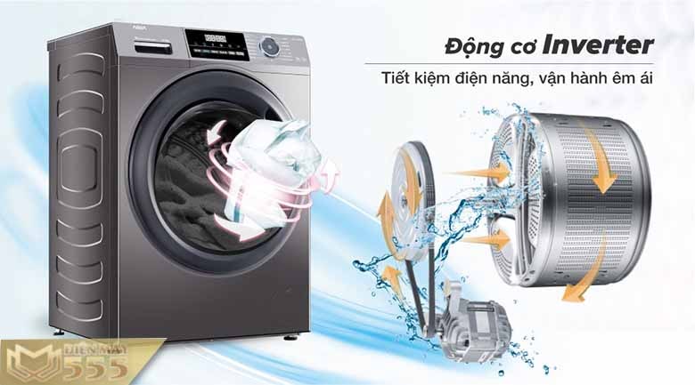 Máy giặt Aqua Inverter 10kg AQD-A1002G S