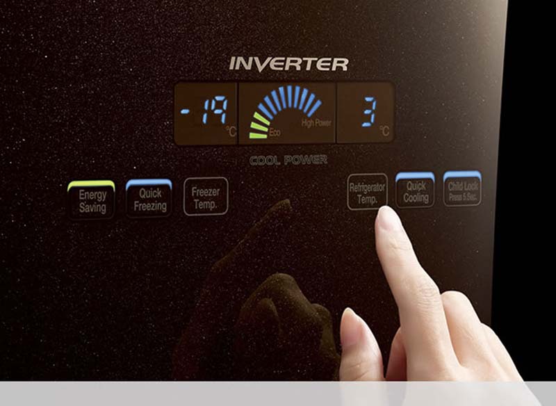 Tủ lạnh Hitachi Inverter 382 lít R-FWB475PGV2 (GBK/Đen) - Chính Hãng
