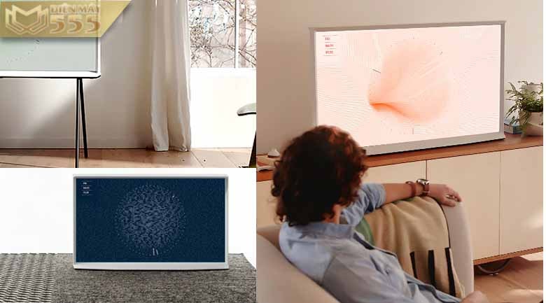 Smart Tivi QLED Samsung 4K 55 inch QA55LS01T - The Serif Samsung