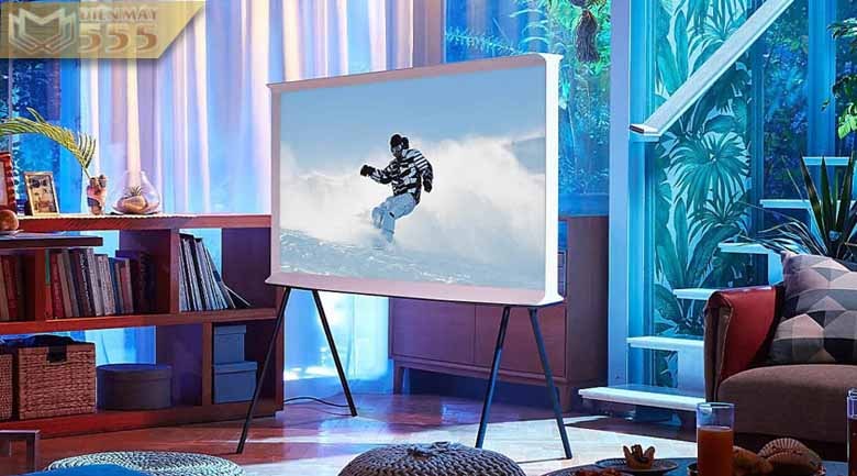 Smart Tivi QLED Samsung 4K 55 inch QA55LS01T - The Serif Samsung