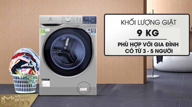 Máy giặt Electrolux Inverter 9kg EWF9024ADSA lồng ngang