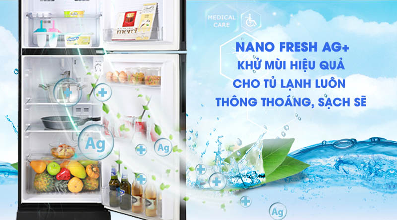 Tủ lạnh Aqua Inverter 186 lít AQR-T219FA(PB) - Chính Hãng