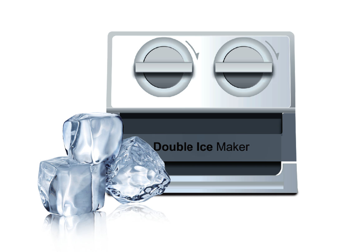 Tủ lạnh Aqua Inverter 318 lít AQR-IG356DN GBN hộp đá xoay