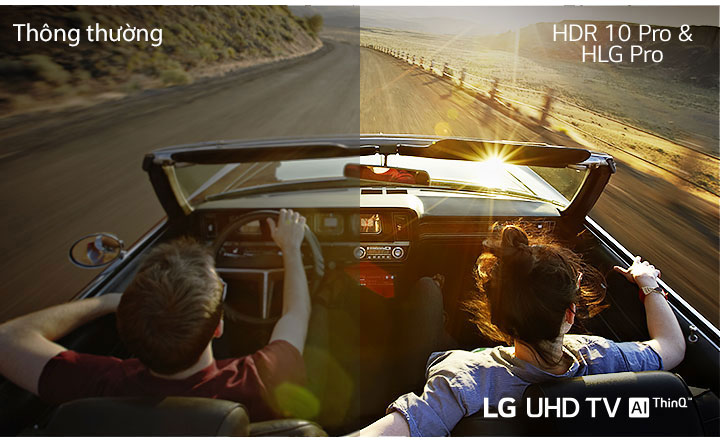 HDR 10 Pro & HLG Pro - Thưởng thức mọi nội dung với độ nét cao trung thực