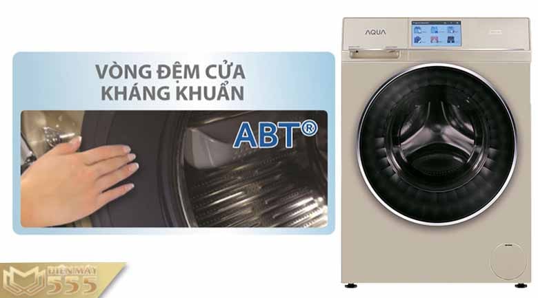 Máy giặt sấy Aqua inverter 10kg AQD-D1000HT(N)