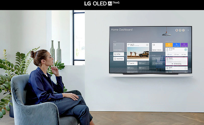 OLED Tivi 4K LG 77 inch 77CXPTA UHD ThinQ AI - Chính Hãng