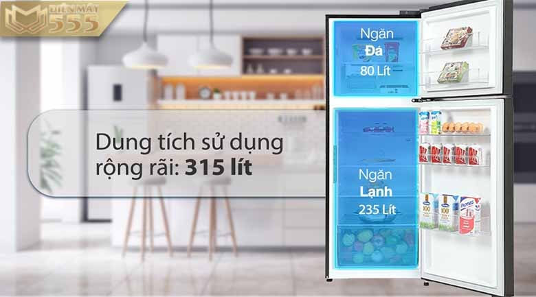 Tủ lạnh LG Inverter 315 Lít GN-M312BL