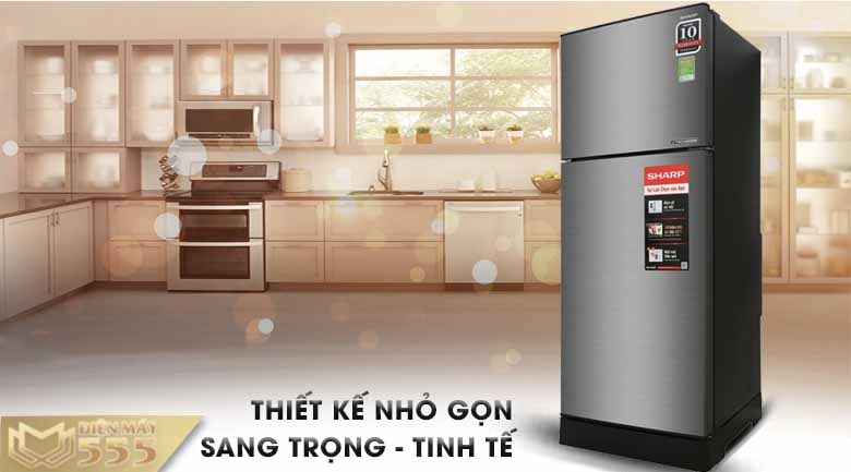 Tủ lạnh Sharp Inverter 182 lít SJ-X201E-DS - Model 2017