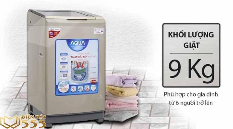 Máy giặt Aqua 9kg AQW-S90AT