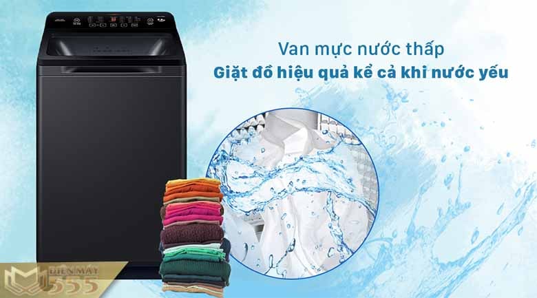 Máy giặt Aqua 9.8 KG AQW-FR98GT BK