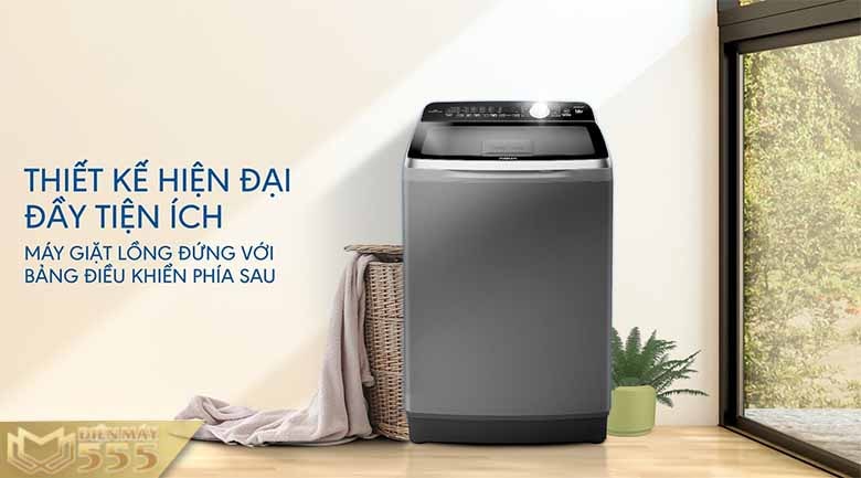 Máy giặt Aqua 9 kg AQW-FR90GT S lồng đứng