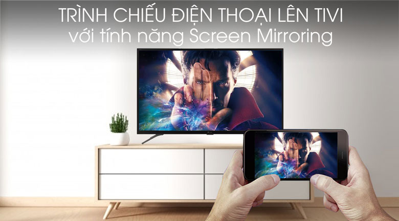 Trình chiếu màn hình điện thoại lên tivi linh hoạt qua ứng dụng Screen Mirroring