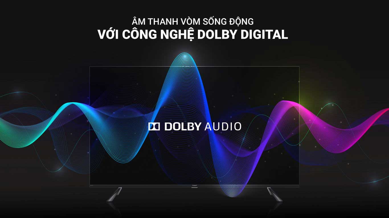 Hệ thống âm thanh tinh khiết sống động nhờ công nghệ Dolby Audio