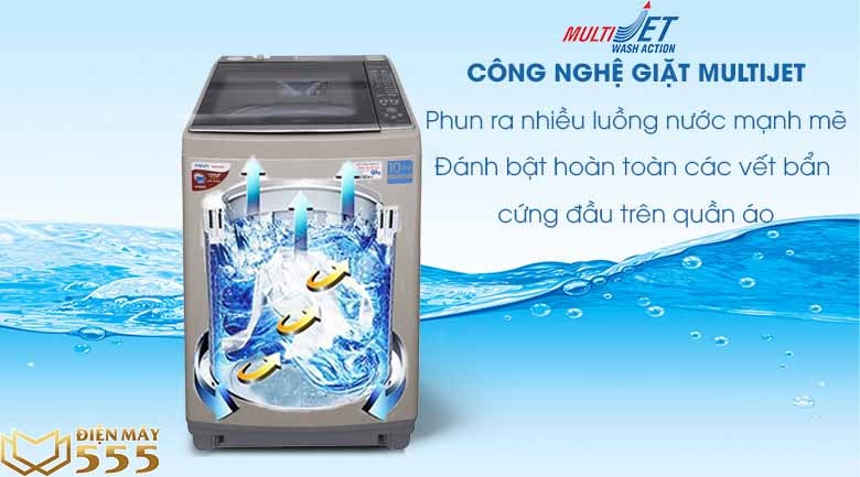 Máy giặt Aqua 8.5kg AQW-U850BT(N)