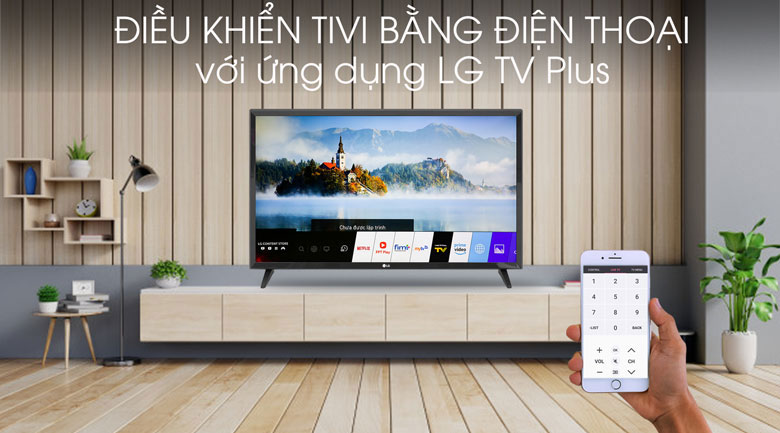 Ðiều khiển tivi bằng điện thoại qua ứng dụng LG TV Plus