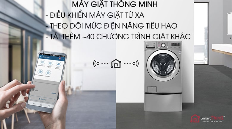 Máy giặt LG TWINWash Inverter F2719SVBVB & T2735NWLV - Chính Hãng