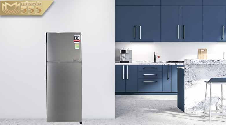 Tủ lạnh Sharp Inverter 253 lít SJ-X281E-SL - Model 2016