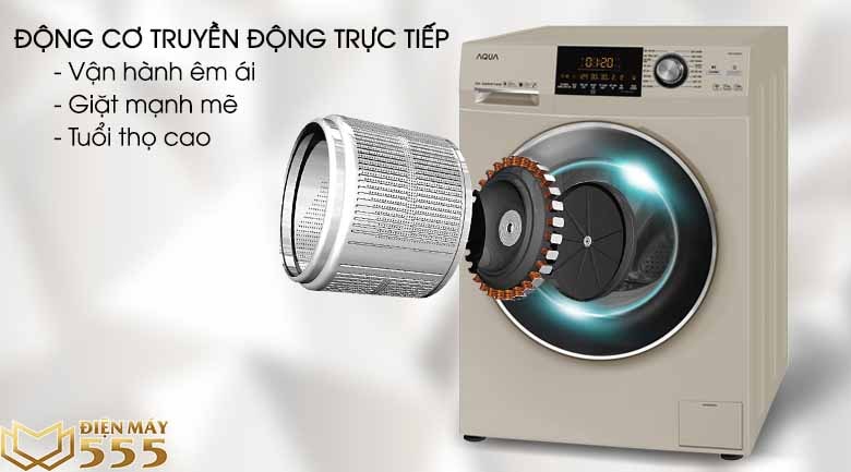 Máy giặt Aqua inverter 10 kg AQD-D1000C