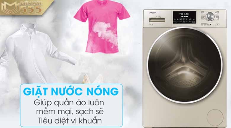 Máy giặt Aqua inverter 10 kg AQD-D1000C