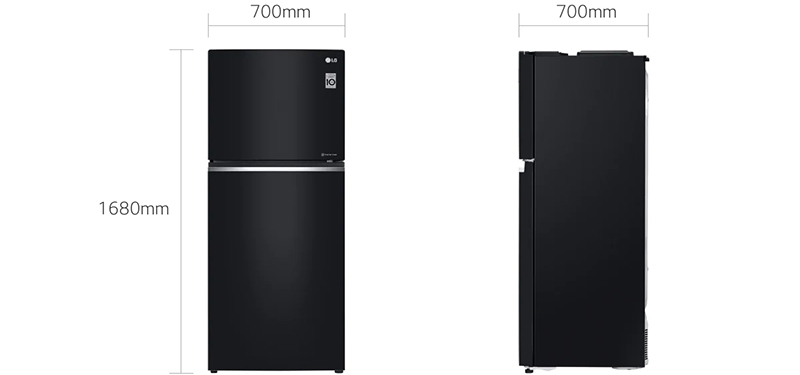 Tủ lạnh LG Inverter 393 lít GN-L422GB - Chính Hãng
