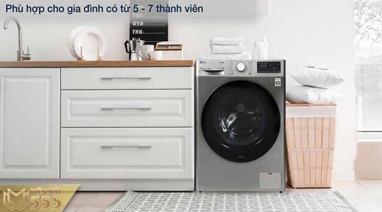 Máy giặt LG Inverter 9kg FV1209S5P