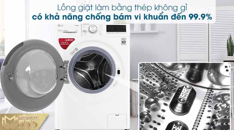 Máy giặt LG Inverter 9kg FV1209S5W