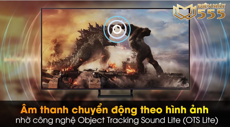 công nghệ Object Tracking Sound Lite Smart Tivi Samsung 4K 55 inch UA55AU9000