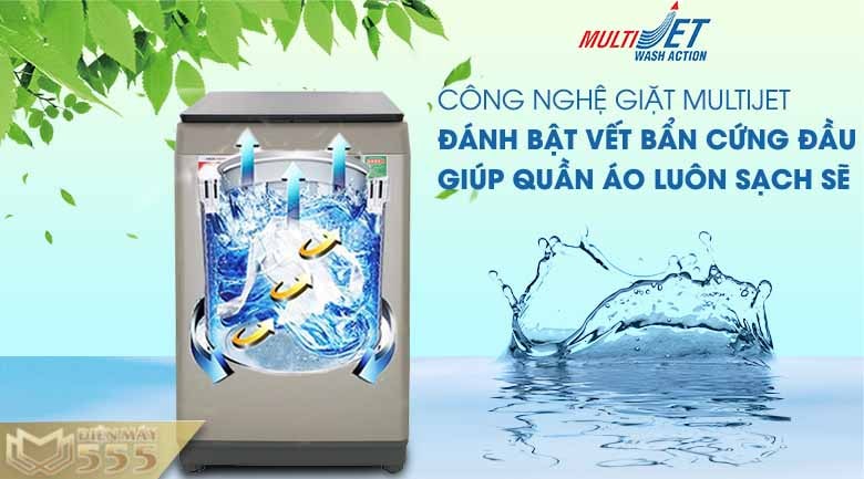 Máy giặt Aqua Inverter 9 kg AQW-D90CT(N) - Lồng đứng