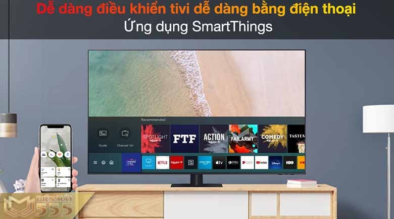 Smart Tivi QLED 4K 55 inch Samsung QA55Q70A