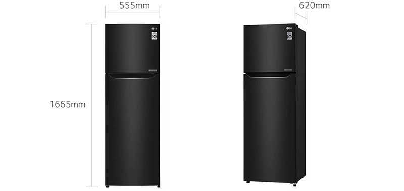 Tủ lạnh LG Inverter 255 lít GN-M255BL - Chính Hãng