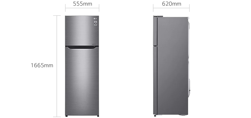 Tủ lạnh LG Inverter 255 lít GN-M255PS - Chính Hãng