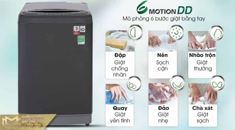 Máy giặt LG Inverter 11 kg TH2111DSAB Lồng đứng