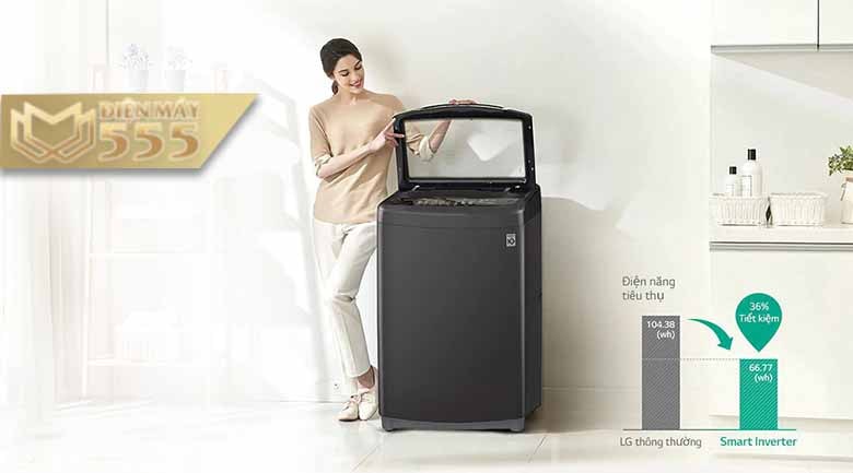 Máy giặt LG Inverter 24Kg TV2724AV9J lồng đứng
