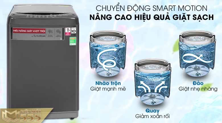 Máy giặt LG Inverter 9kg T2109VSAB