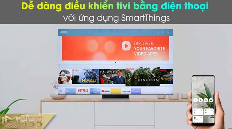 Tivi Neo QLED 8K 85 inch Samsung QA85QN900A - Model 2021