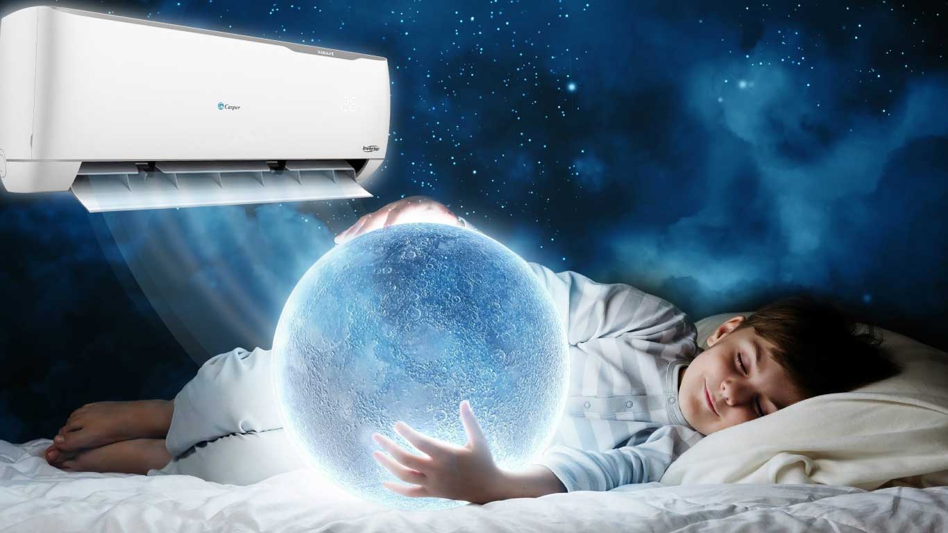 Điều hòa casper 2 chiều có chức năng iFeel – Chức năng tự điều chỉnh nhiệt độ tối ưu và công nghệ giấc ngủ sâu