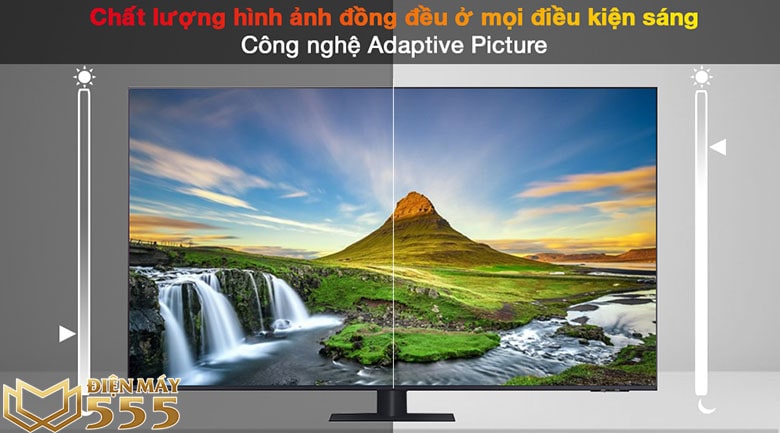 Tính năng Adaptive Picture trên Smart Tivi QLED 4K 55 inch Samsung QA55Q70A 