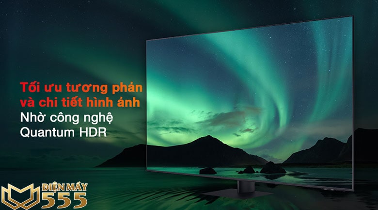 công nghệ quantum HDR trên Smart Tivi QLED 4K 55 inch Samsung QA55Q70A 