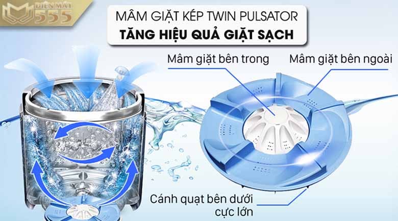 Máy giặt Aqua 9kg AQW-W90CT(N)