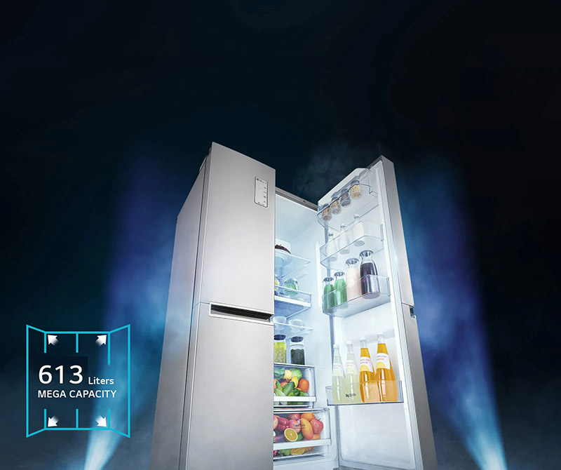 Tủ lạnh LG Inverter 613 lít GR-B247WB - Chính Hãng