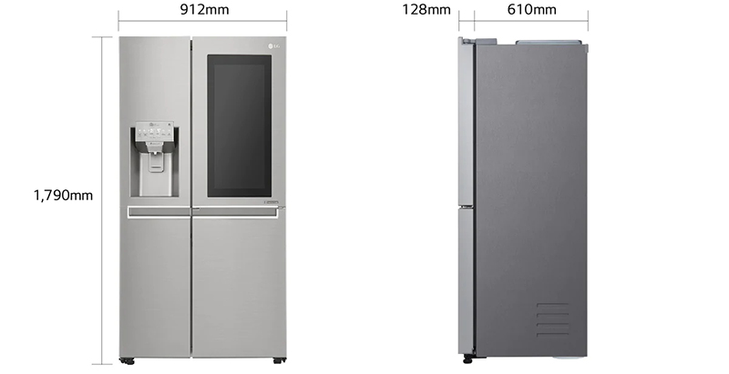 Tủ lạnh LG Inverter InstaView Door-in-Door 601 lít GR-X247JS - Chính Hãng