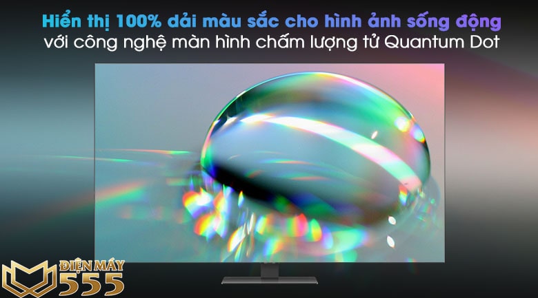 màn hình chấm lượng tử Quantum Dot trên Smart Tivi QLED Samsung 4K 55 inch QA55Q80A 