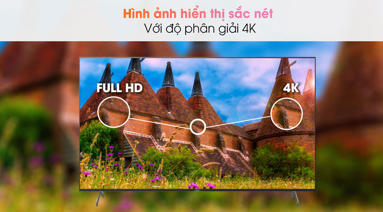 - Android tivi Sony KD-55X9000H/S hình ảnh hiển thị sắc nét gấp 4 lần Full HD với độ phân giải 4K