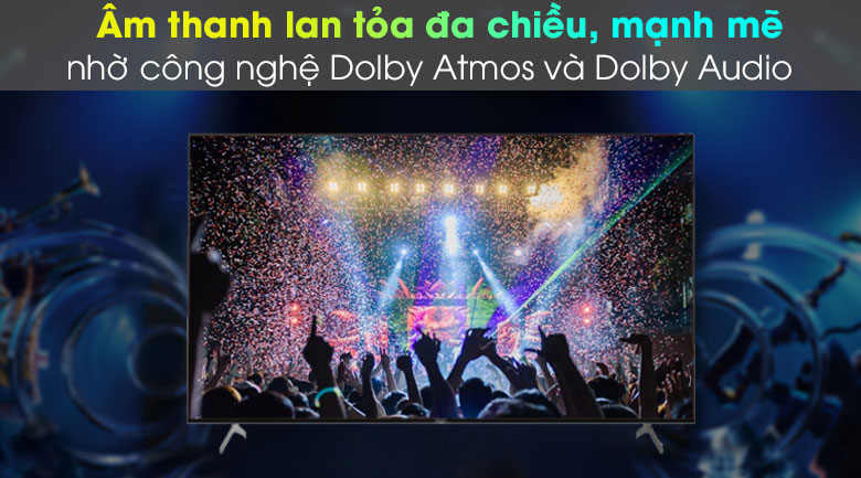 - Trải nghiệm công nghệ Dolby Audio và Dolby Atmos trên Android Tivi Sony KD-85X9000H